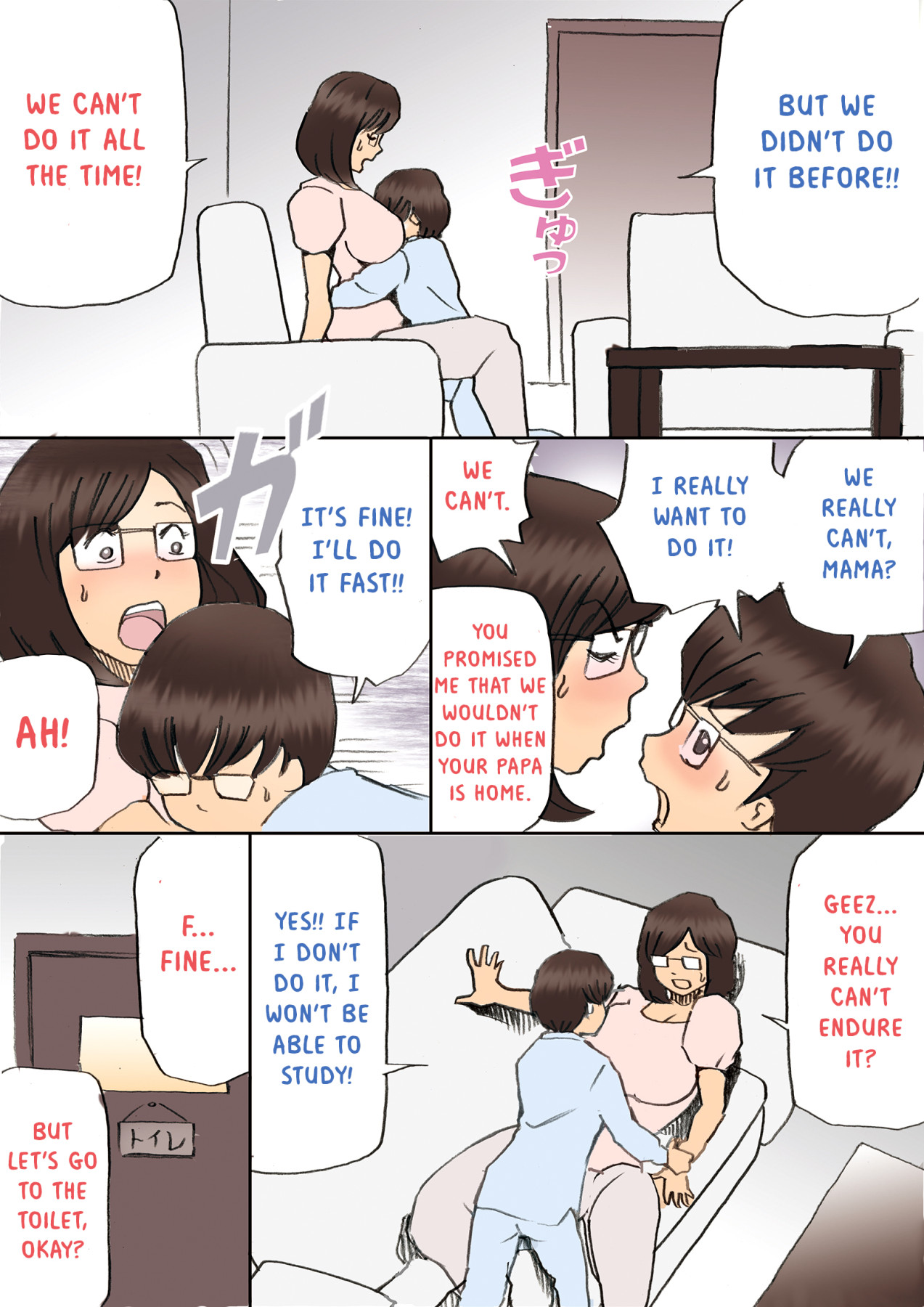 Hentai Manga Comic-Mama, Let's Film It-Read-6